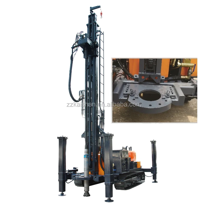 
 Website Popular 250-400m depth KW400 cheap water well drilling rig equipment machine