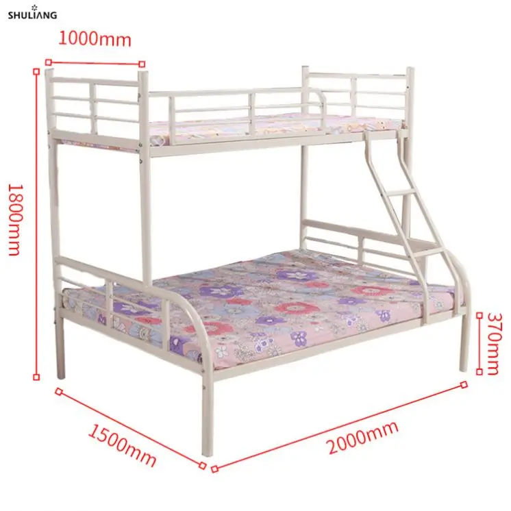Современная семейная Лофт взрослая детская Военная колледжа двойная королева принцесса двойная металлическая двухъярусная кровать