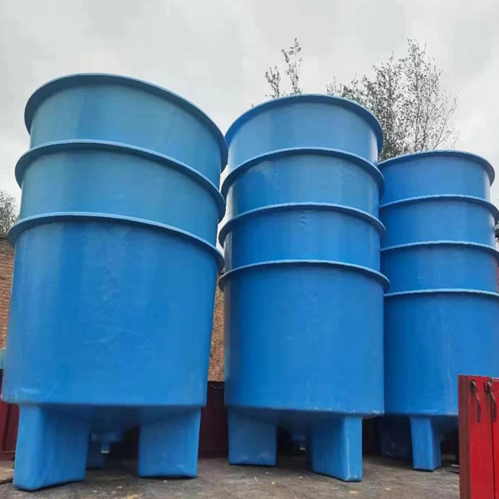 QihangRAS Large Fiberglass Fish Tank for Aquaculture Customizable Tilapia Farming Equipment for Ras Aquaculture