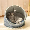 Lovely pet cages, carriers & houses luxury dog cat house cave Linen Folding pet bed cat cave NO 6