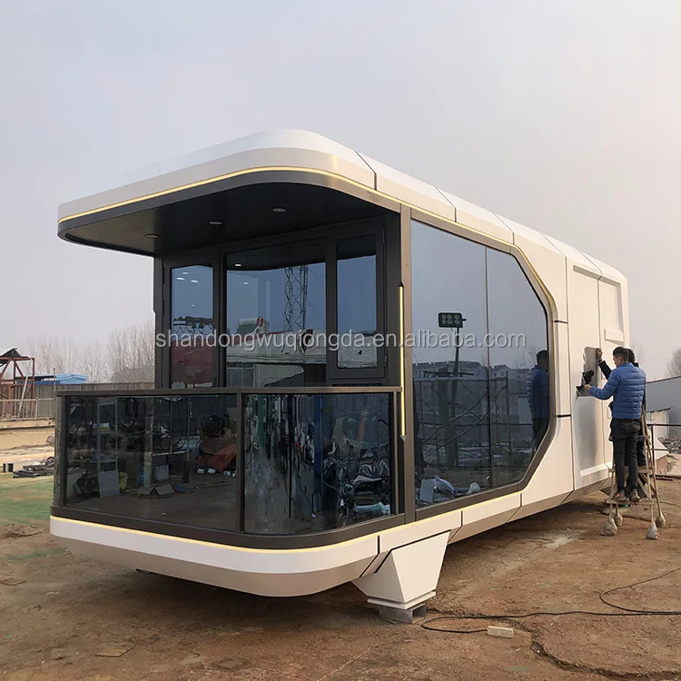 Prefab Villa House Luxury - Fully Furnished Space Capsule Homes