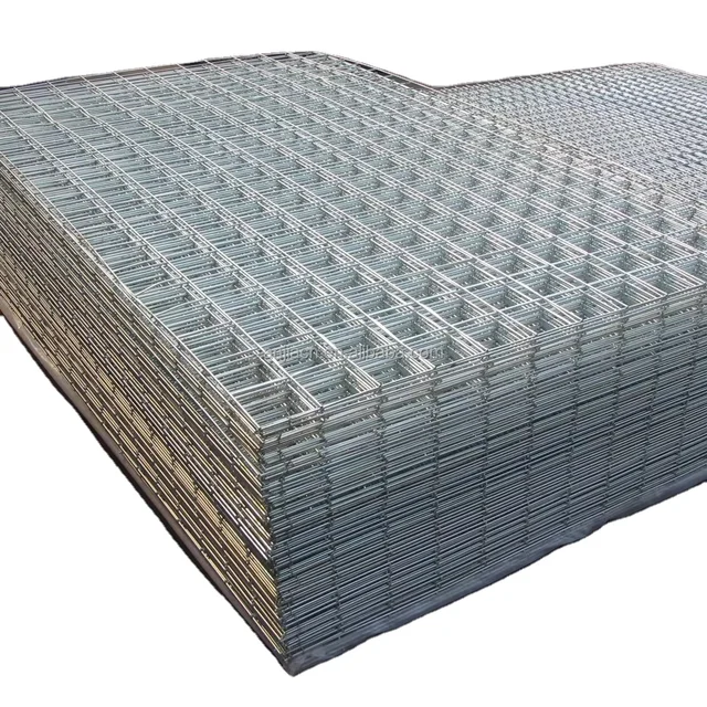 Wholesale Welded Wire Mesh Panels for Construction 8ft X 4ft Galvanised Steel Sheet Metal Grid