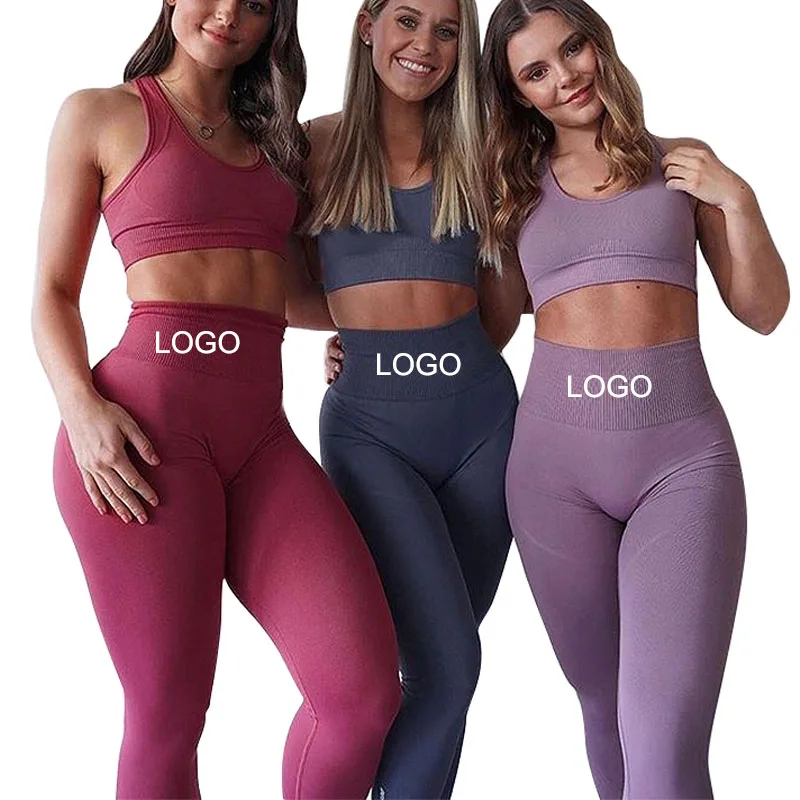 Workout Clothes For Women 2 Piece Gym Yoga Set Running Slim fit Sportswear  Women Gym Clothing Sports Bras and pants Sports Wear - AliExpress