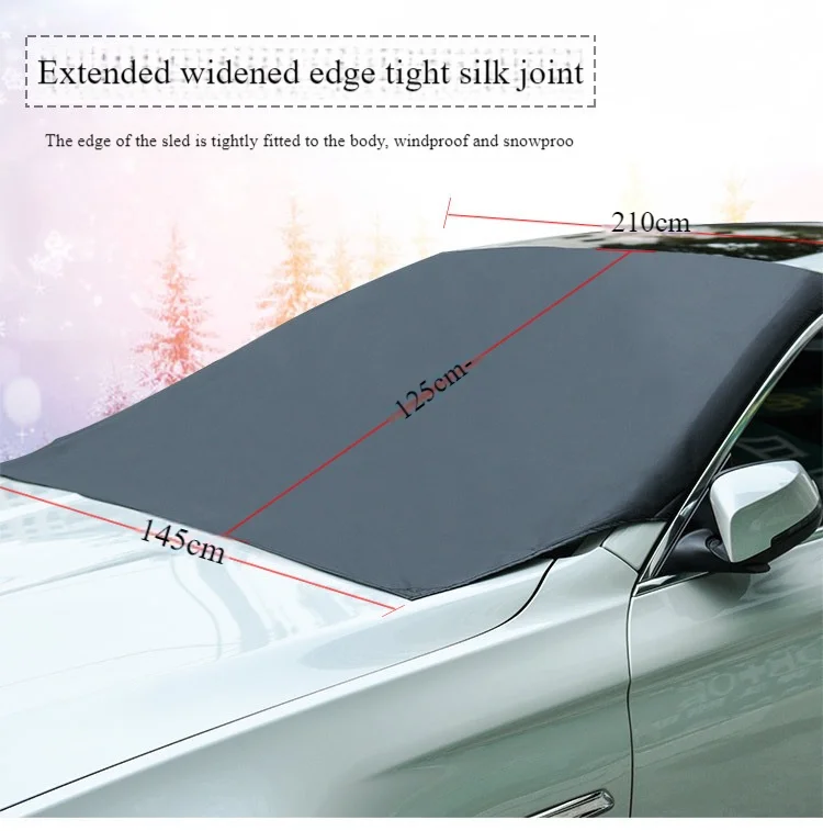 Protection Pare-brise Voiture 150x100cm - Anti-soleil, Anti-gel, Anti-poussière - Pour Toutes Saisons