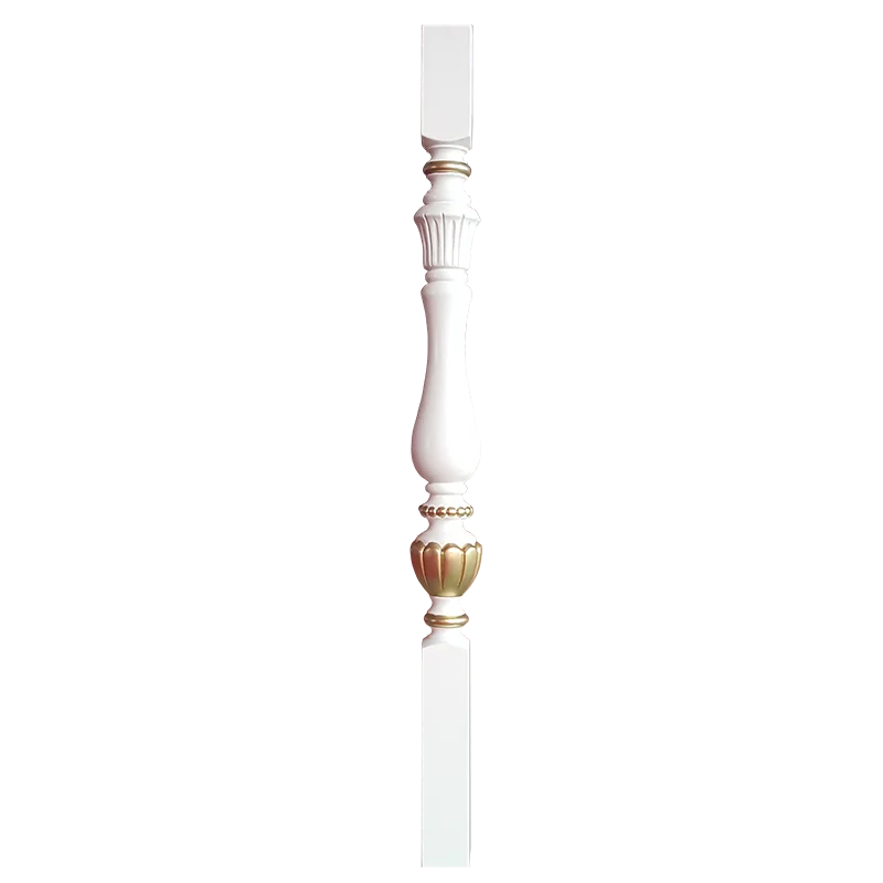 Factory Custom Unique Modern Design Wooden Staircase Column Railing Handrail for Villas Hotels with 1 Year Warranty Easy Install