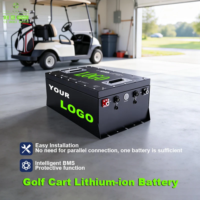 CTS High Capacity 48V 60V 72V Lithium Ion Battery for Golf Cart and Utility Vehicle