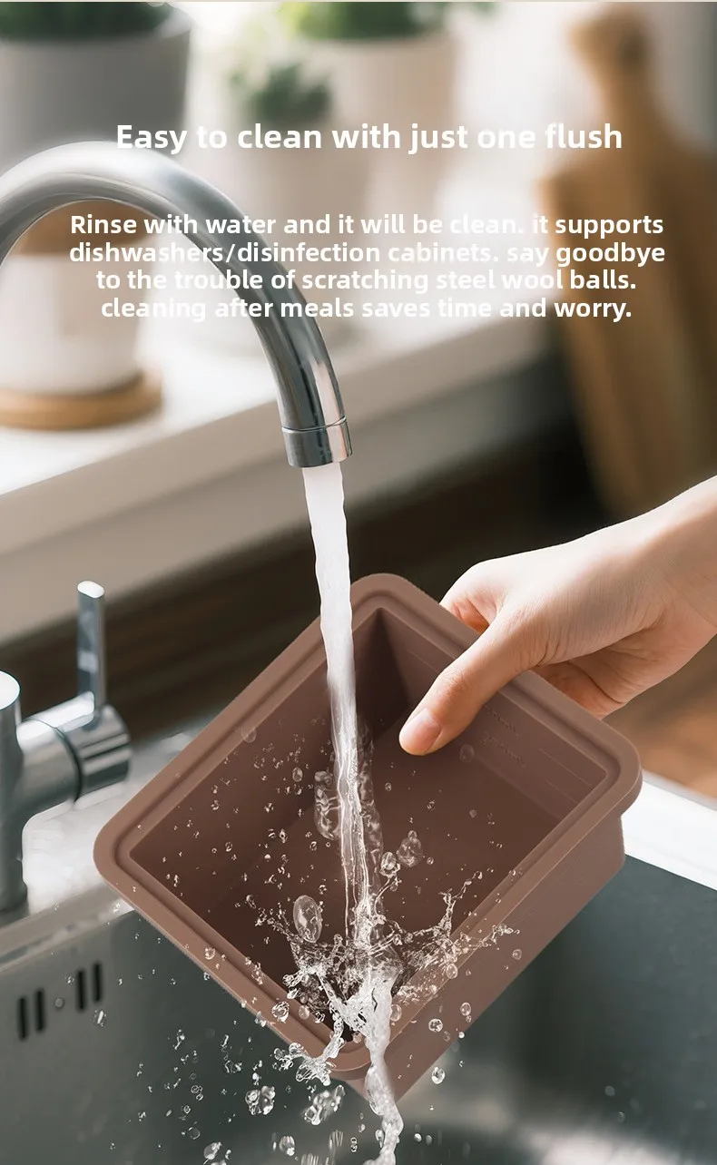 Food Grade Silicone Lunch Box Microwave Heating and Leak Proof Soup Refrigerator and Freezer Storage Seal Storage Box details