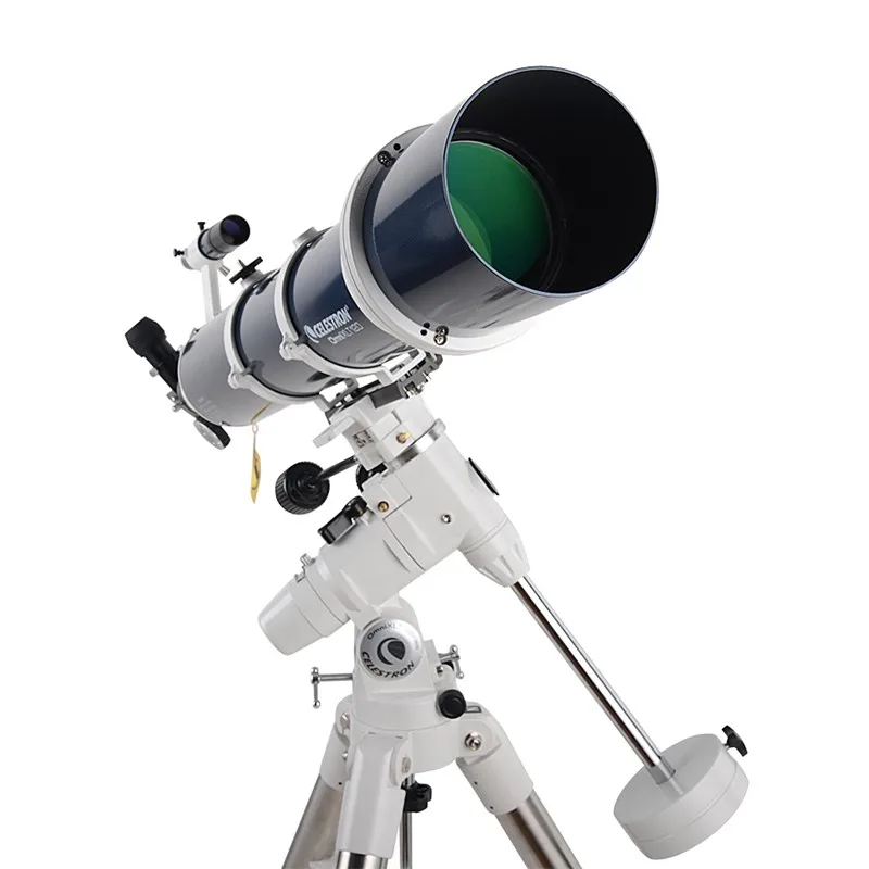 Omni XLT 120 Refractor Astronomical Telescope CG-4 Equatorial Mount and 1.75-inch Stainless Tripod