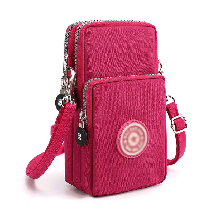 Phone Small Crossbody Bags Customized Cell  Shoulder Pocket Wallet Pouch Mini Mobile Phone Messenger Crossbody Bag for Ladies