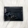 Black Patent leather card holder