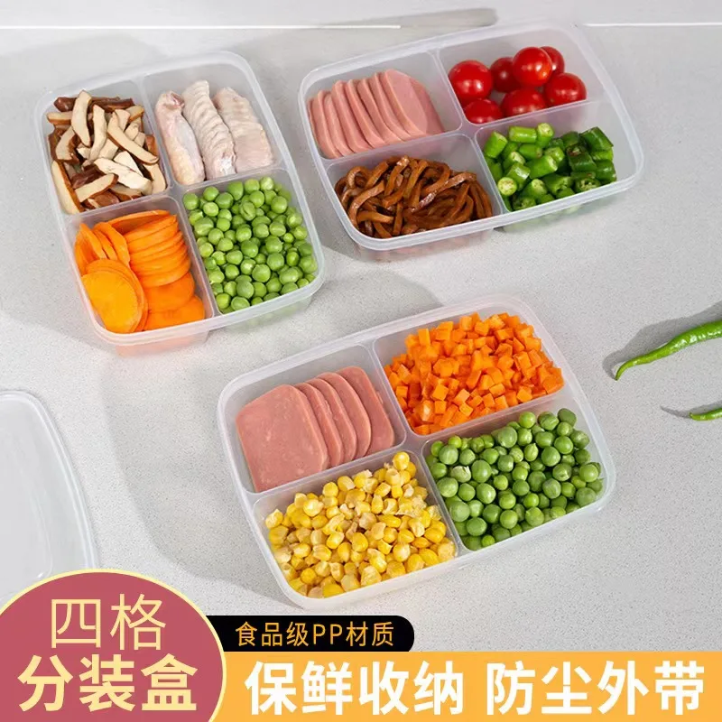 Refrigerator Storage Box Fresh-keeping Box Kitchen Fruits Vegetables ...