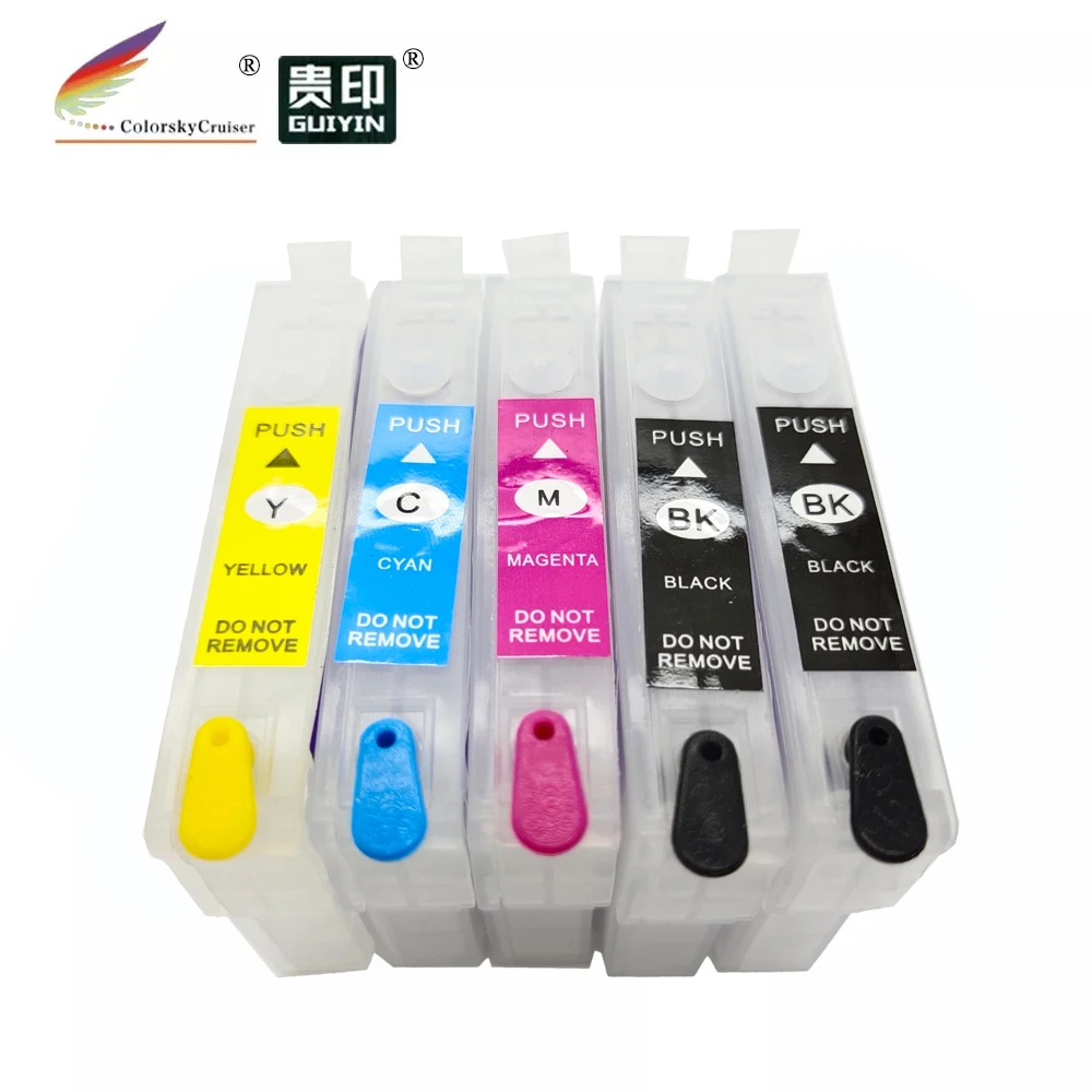 EPSON インク Refillable Ink Cartridges for Epson SX215-SX415 Printers