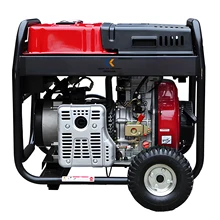 high quality 5kw open frame 6500E 380v 400v diesel generator