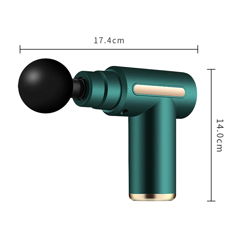 New Mini Portable Handheld Deep Tissue Massage Gun Super Quiet with Adaptive Power Regulation for Body Use