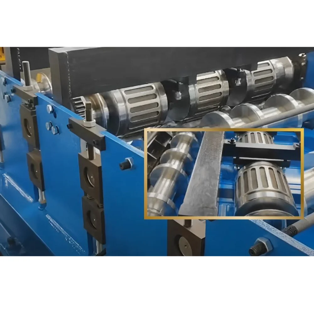 墨西哥流行仓库工厂口径22口径26 TRN 100-35屋顶外墙面板滚压成型机