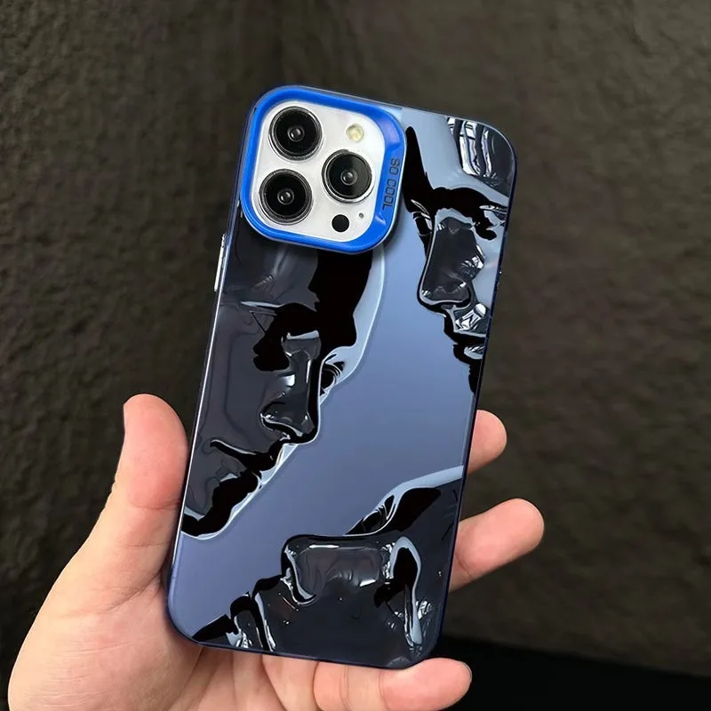 Funda De Teléfono Móvil De Diseño De Lujo Fábrica TPU PC Plating Cubierta Electrodepositada Para Iphone 16 15 14 13 12 Pro Max  