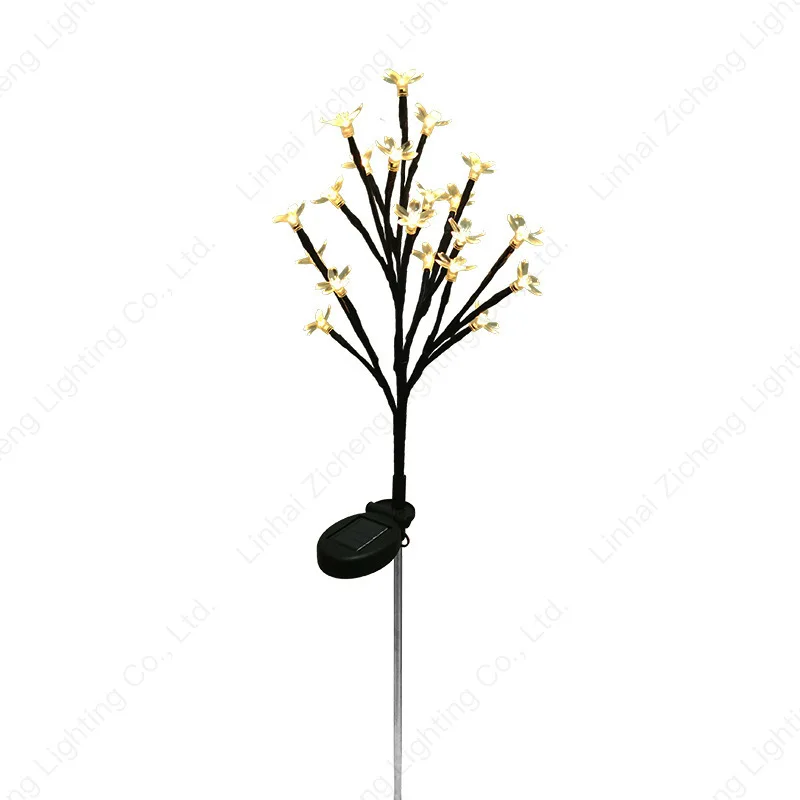 Cherry Blossom Tree Solar LED Light New Outdoor Landscape Home Decorative Garden