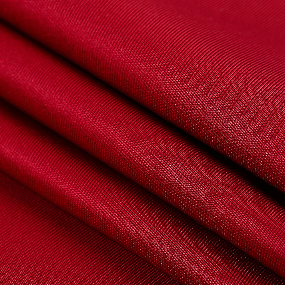 92 Polyester 8 Spandex Stretch Tracksuit Sport Knit Fabric for Sportswear School Uniform