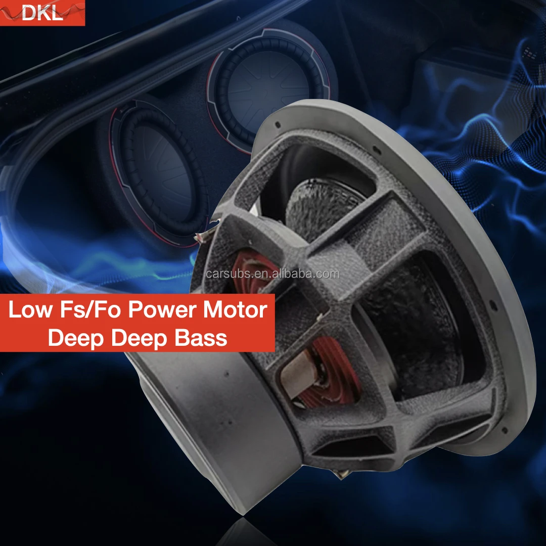 Car Audio Subwoofer Speaker 15" Competition Sub Rms 1500w Strong Punch