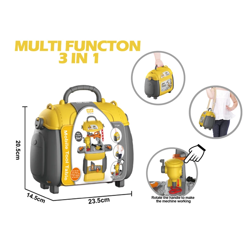 
 2020 Новое поступление 3 в 1 Обучающие ролевые игры бытовой набор инструментов игрушки для детей  