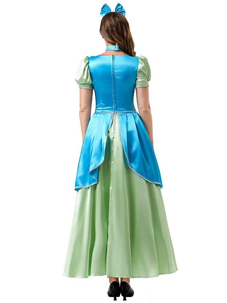 New Arrival Anime Mermaid Cosplay Ariel Costume Adult Women Elegant Pink  Princess Dress Carnival for Girl Ball Gown