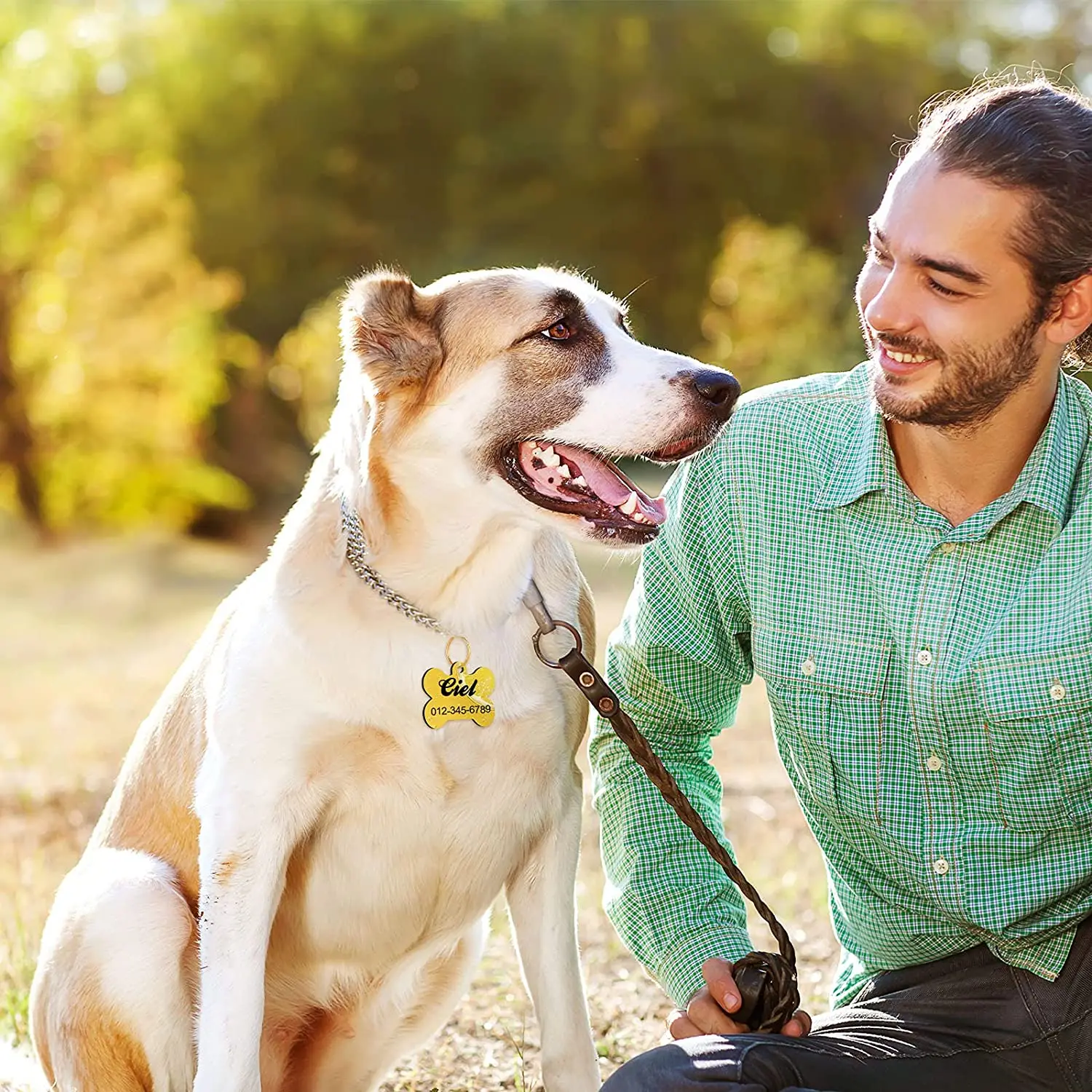 Оптовая продажа бирка для собак сублимационная алюминиевая пустая собака Пустые бирки домашних животных
