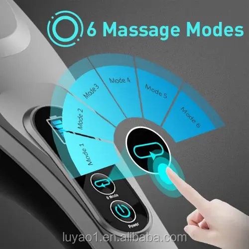 LUYAO 651A Powerful Professional Vibrating Back Massage Machine Full Body  Handheld Infrared Vibrating Massager