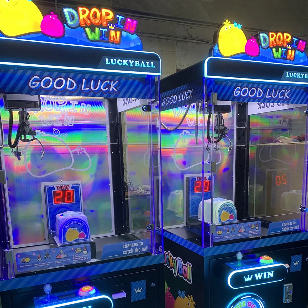 コイン式ゲーム賞アーケードキャッチボールドロップインウィン