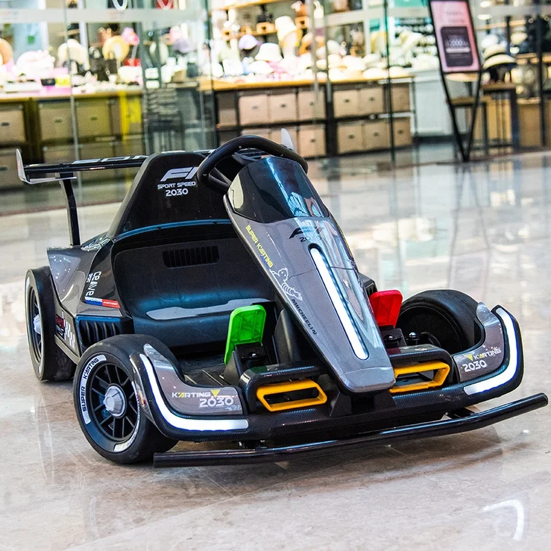 Hot Sale Children's Electric Karting Car Adults Can Ride Go Karts Kids Drift Car Children Four Wheel Dual Drive Kart Racing Car