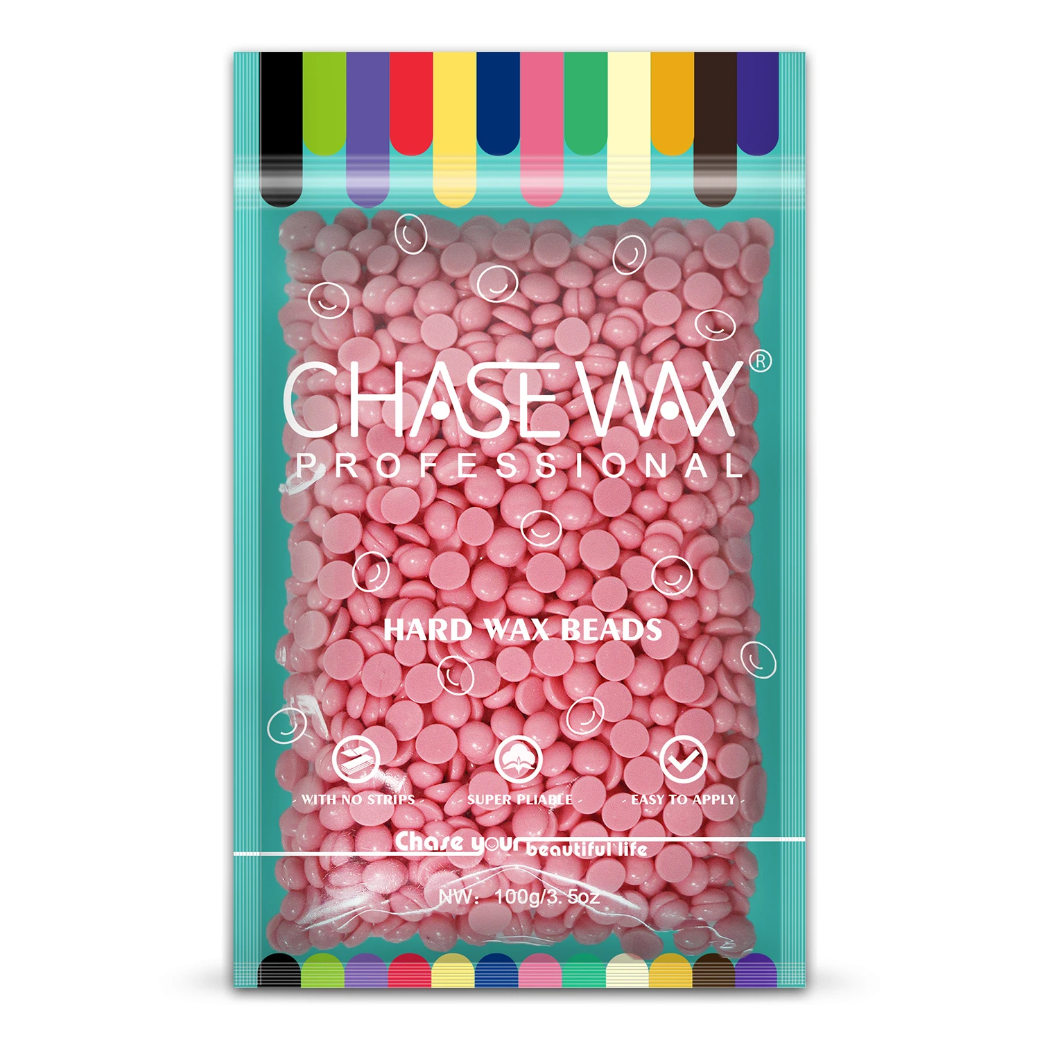 Chase Wax 100g White Hypoallergenic Resin Wax Hair Removal Best Hard
