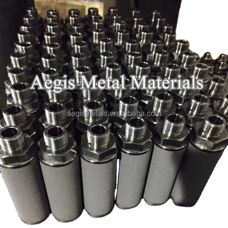 0.1 2 3 5 10 25 50 40 60 80 100 Micron Stainless Steel Porous Sintered Wire Mesh Filter Tube Pipe