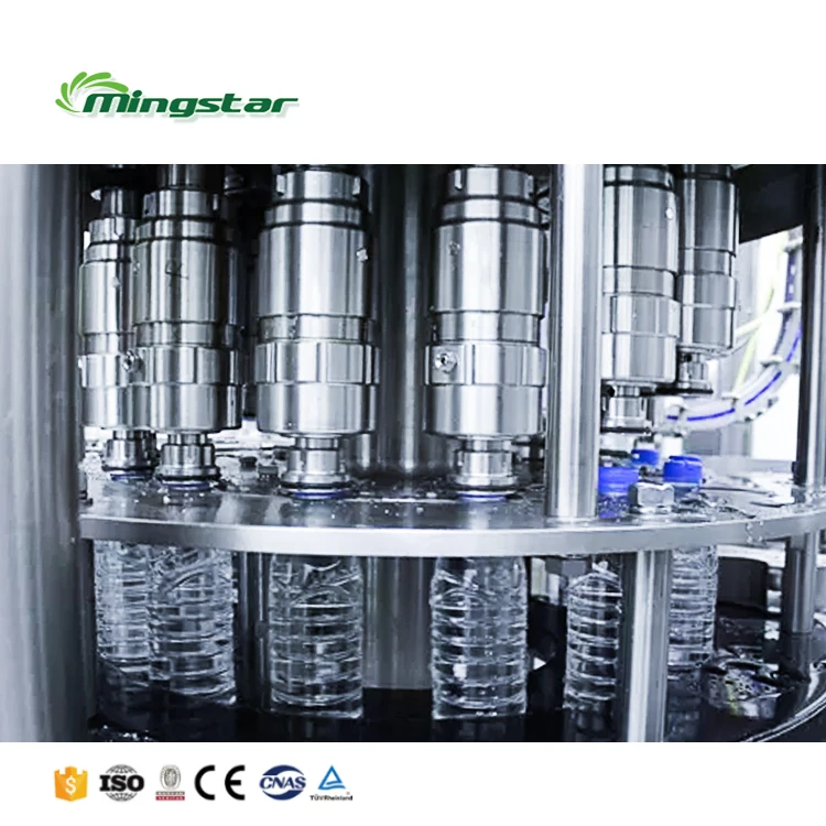 Factory Complete Machine Drinking Mineral Water Purification Washing Bottling Filling Capping Production Line for Bottling Plant