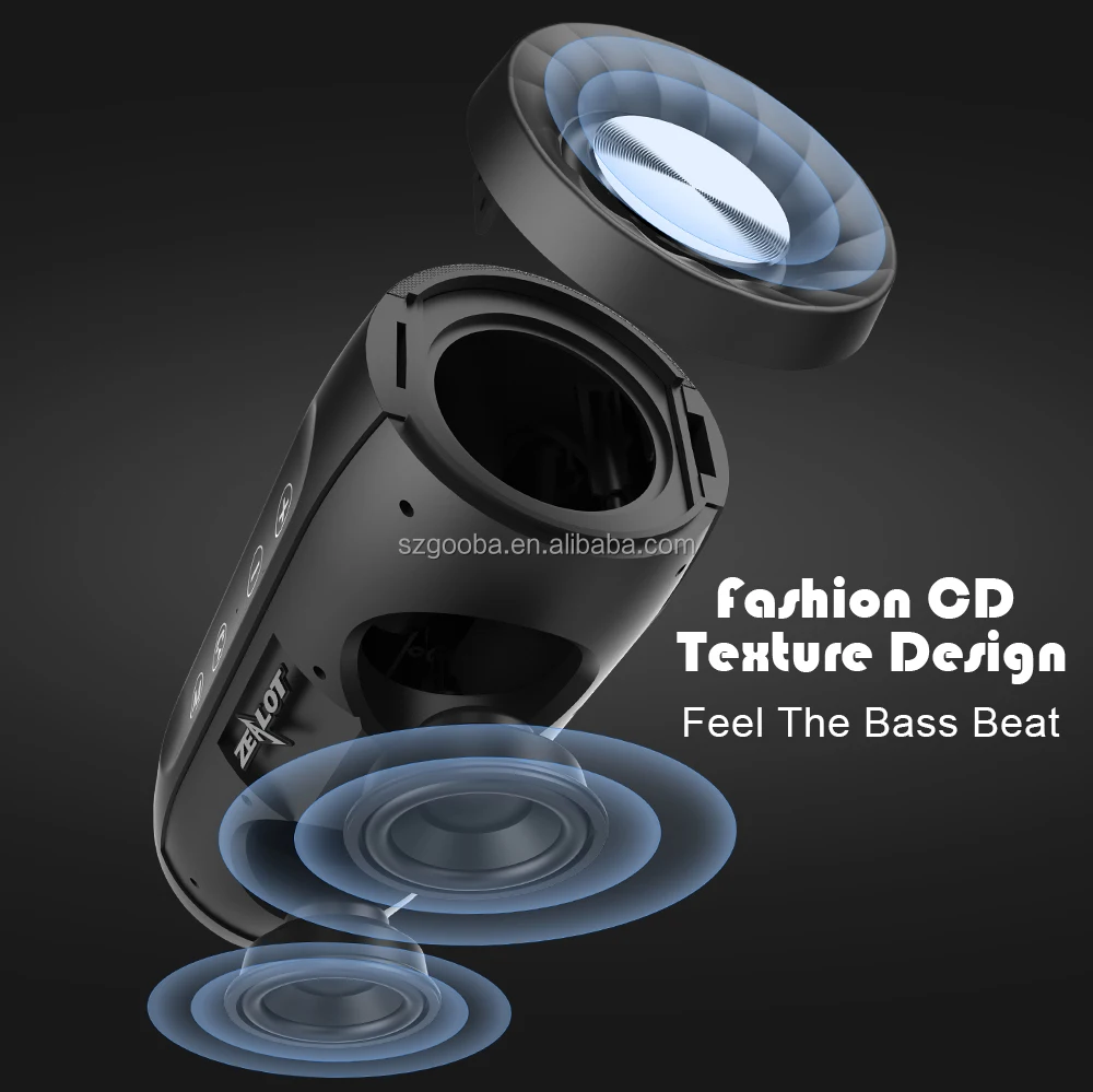 S16 Newest Super Bass Desktop Sports Handsfree Portable Waterproof Outdoor Mini True Wireless Speaker - ANKUX.COM