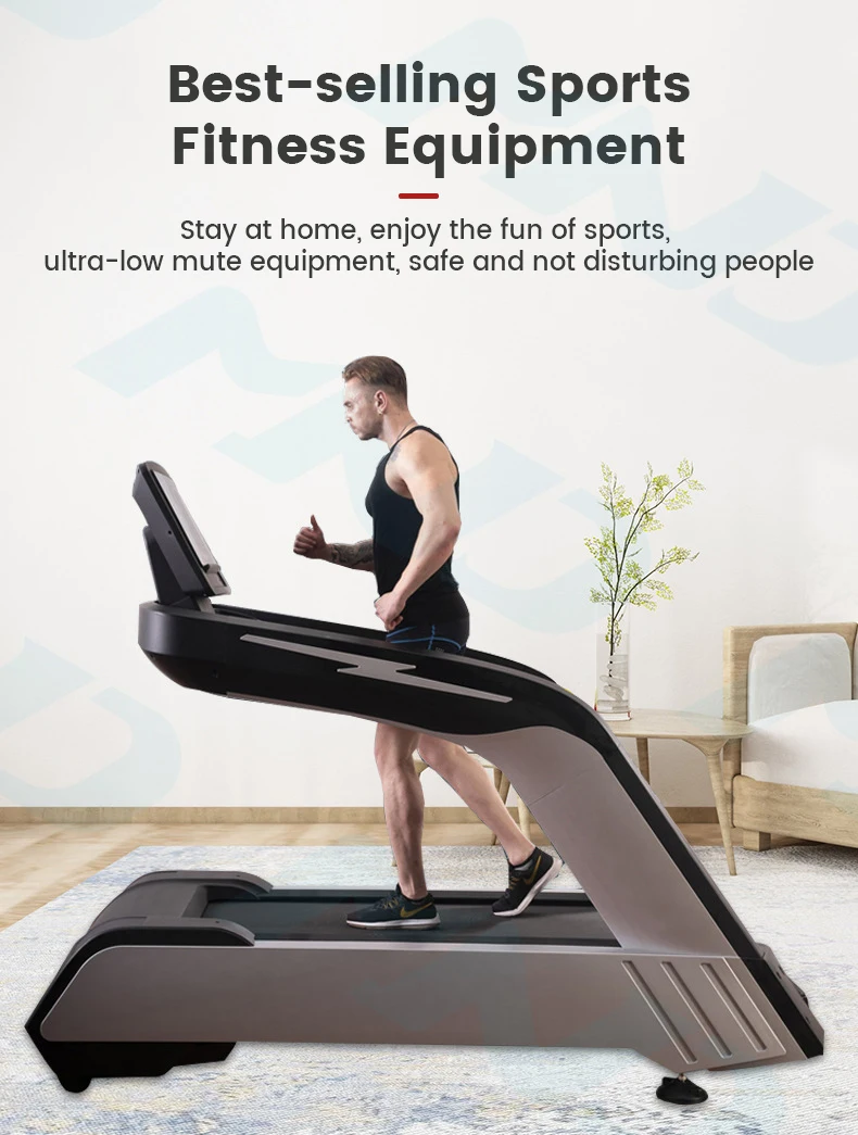 Aerobic Fat Burning Speed Adjustable Gym Cardio Equipment LCD Screen Commercial Treadmill