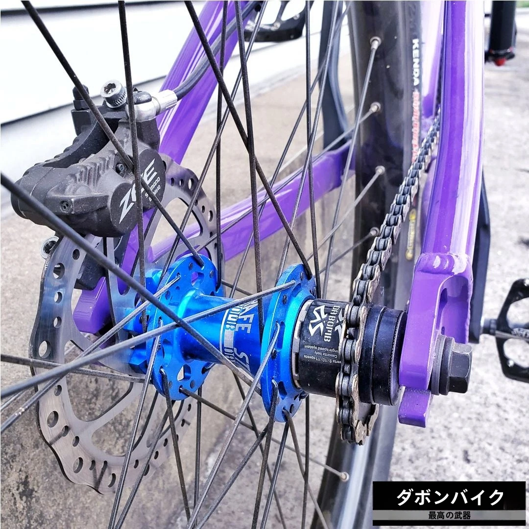 DABOMBMTBダートジャンプ135mm * 10mmCNCボルトオンマウンテン