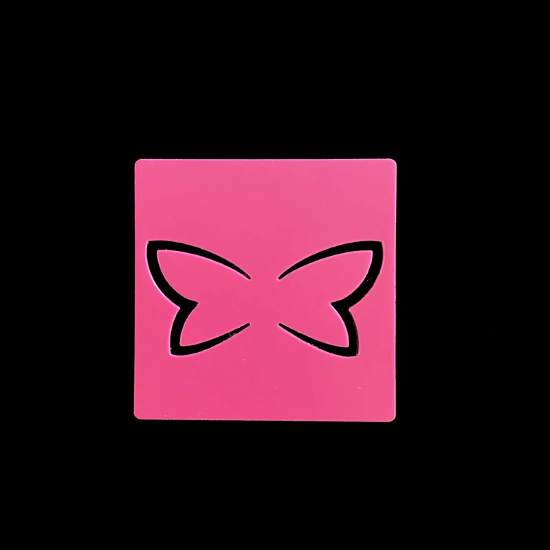 Пластиковые шаблоны для рисования на лице