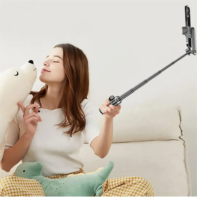 P15Mini Phone Grip Tripod Selfie Stick Magnetic Phone Tripod Wireless With Remote for iPhone Android Xiaomi