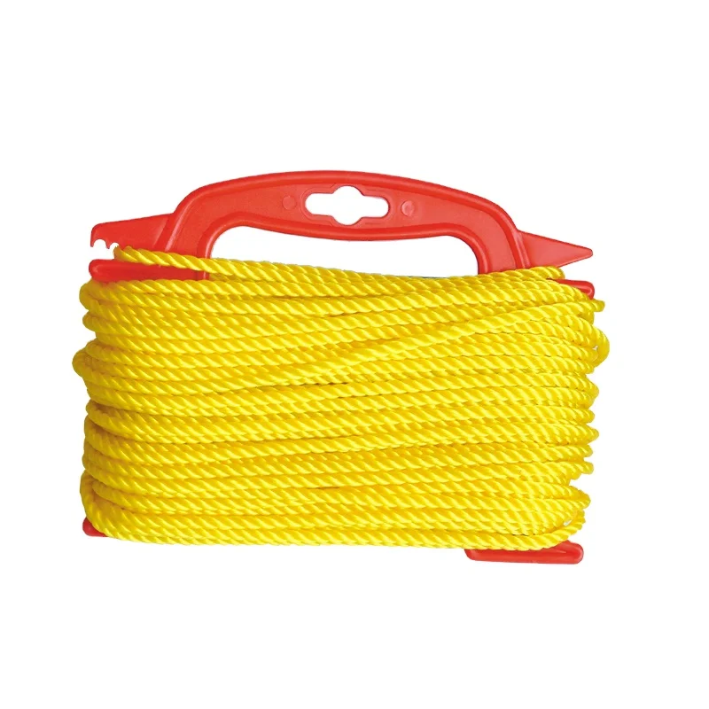 JINLI Colorful Polypropylene Rope Plastic PE Rope 3 Strand PP Twist Rope