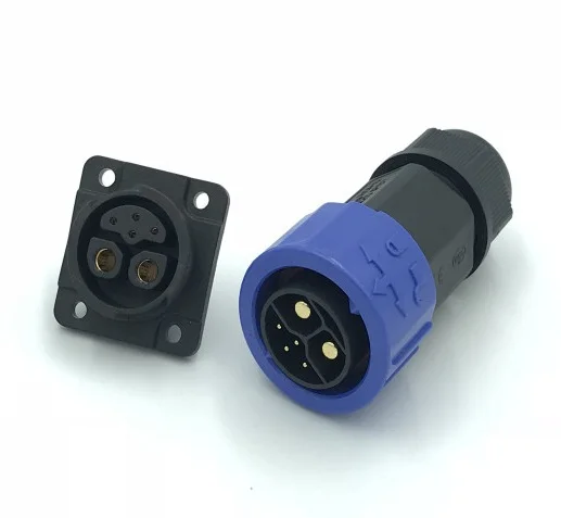 Connecteur étanche M23 IP67 Mâle 2+1 Plus 5 Connecteurs De