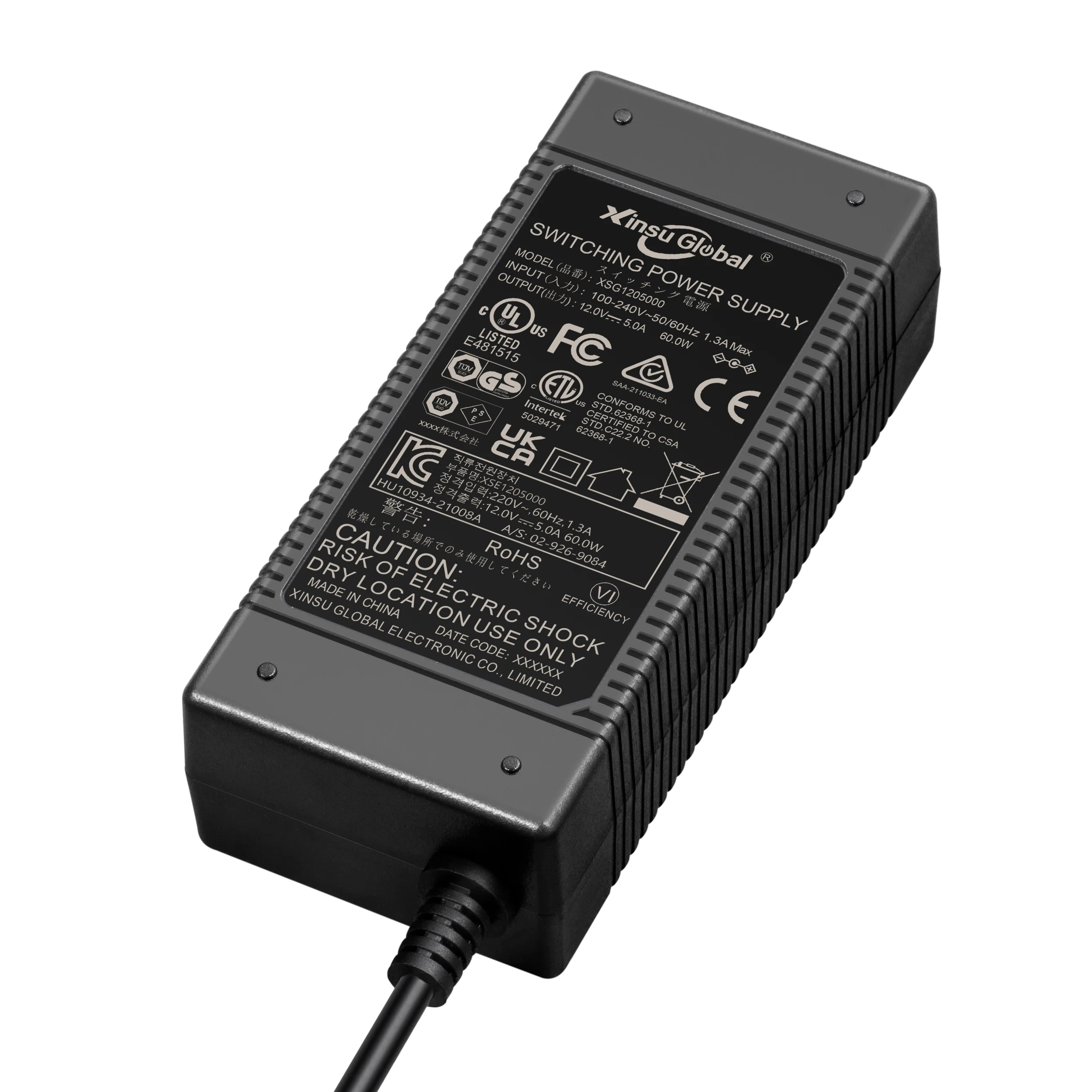Desktop Power Adapter 30V 2A Switching Power Supply for Power Tool Robotic Pool Cleaner Medical Equipment