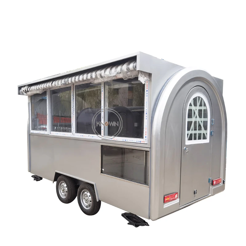 Mobile Shop Trailer Hot Dog Mobile Food Cart Fast Food Kiosk for Sale -  China Food Trailer, Food Cart