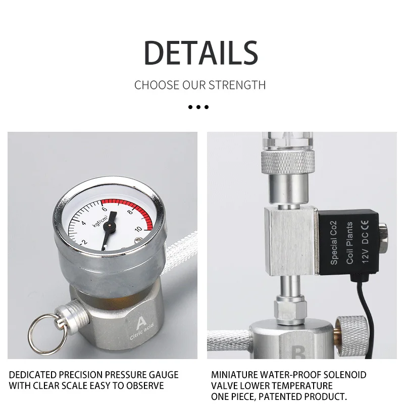 Zrdr Diy水族箱co2发电机套件 带压力co2扩散器水族箱diy Co2发电机系统套件 Buy Co2发生器 水族馆co2发生器 Diy Co2 发生器