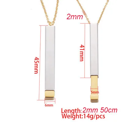 Hidden Pendant Jewelry Necklace