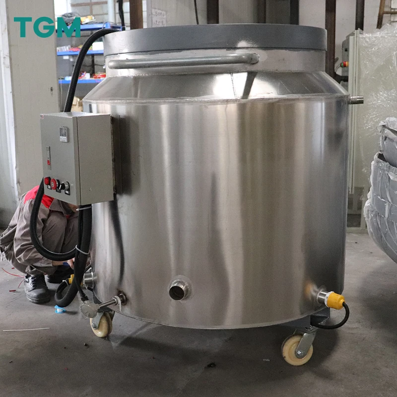Factory 1000L Electric Heating Jacketed Mixing Stainless Steel Chemical Tank