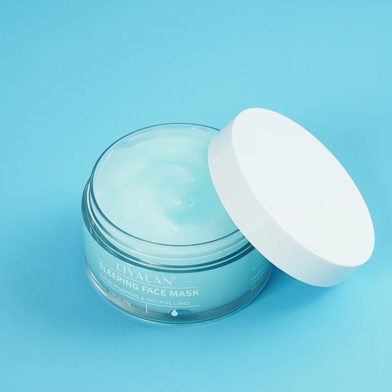 Лучшая оптовая продажа маска для лица на ночь глубокое сияние увлажняющая Антивозрастная маска для лица