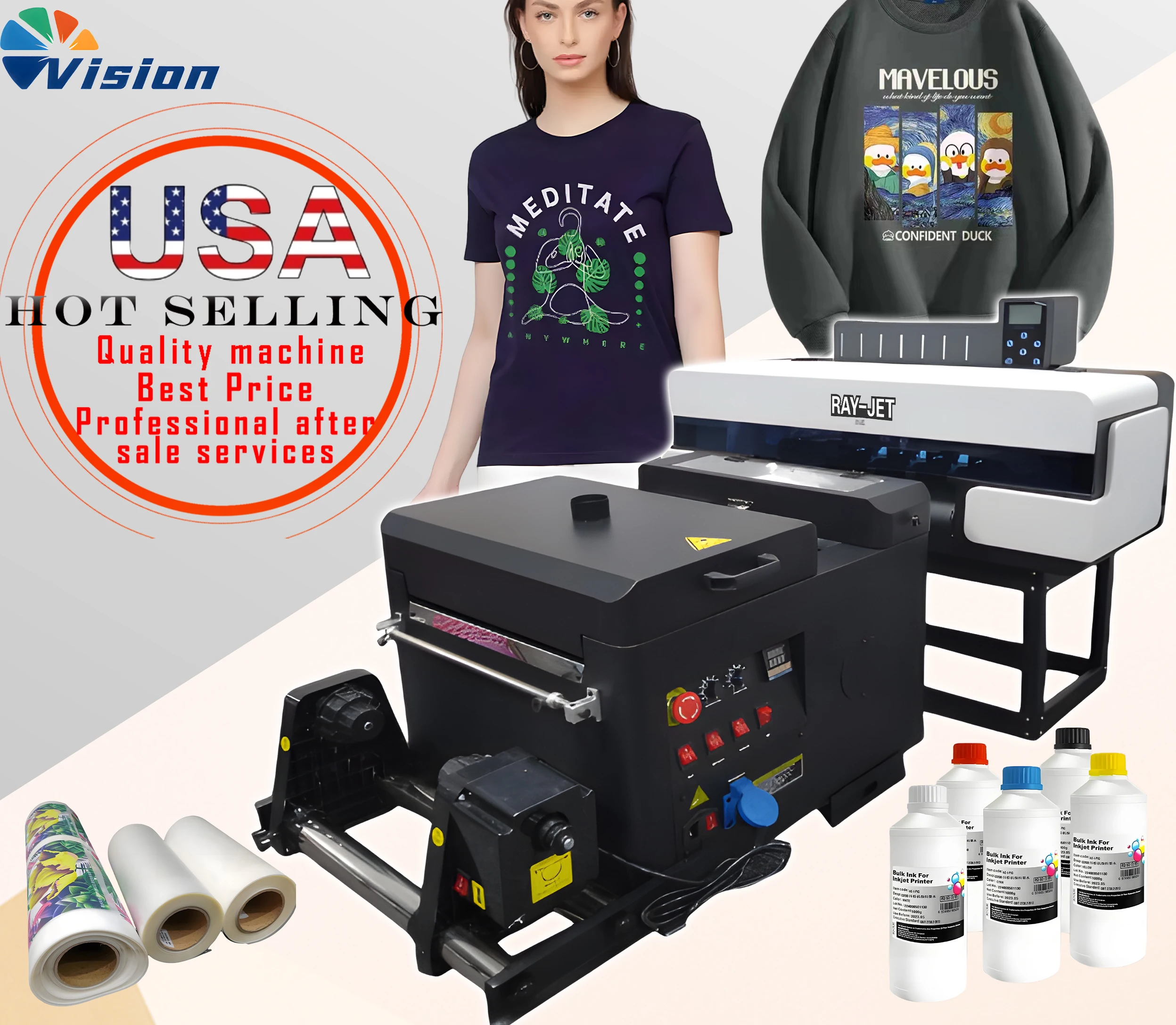 Panama 30cm Dtf Film Machine A3 Dtf Printer Printing Mach