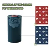 1 rollo con 2 colores azul rojo