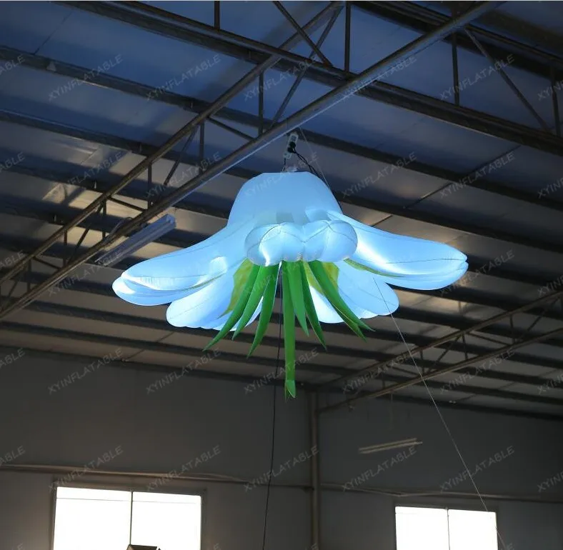 Factory price inflatable led flower, inflatable lighting flower, inflatable flower wedding