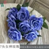 7-Headed Goddess Rose WY Blue-Purple