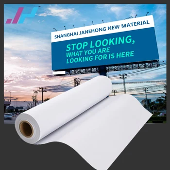 JANEHONG China Supplier 240g 440g 680g Lonas Frontlit Backlit PVC Rollo Flex Vinyl Banner Glossy Matte Digital Printing